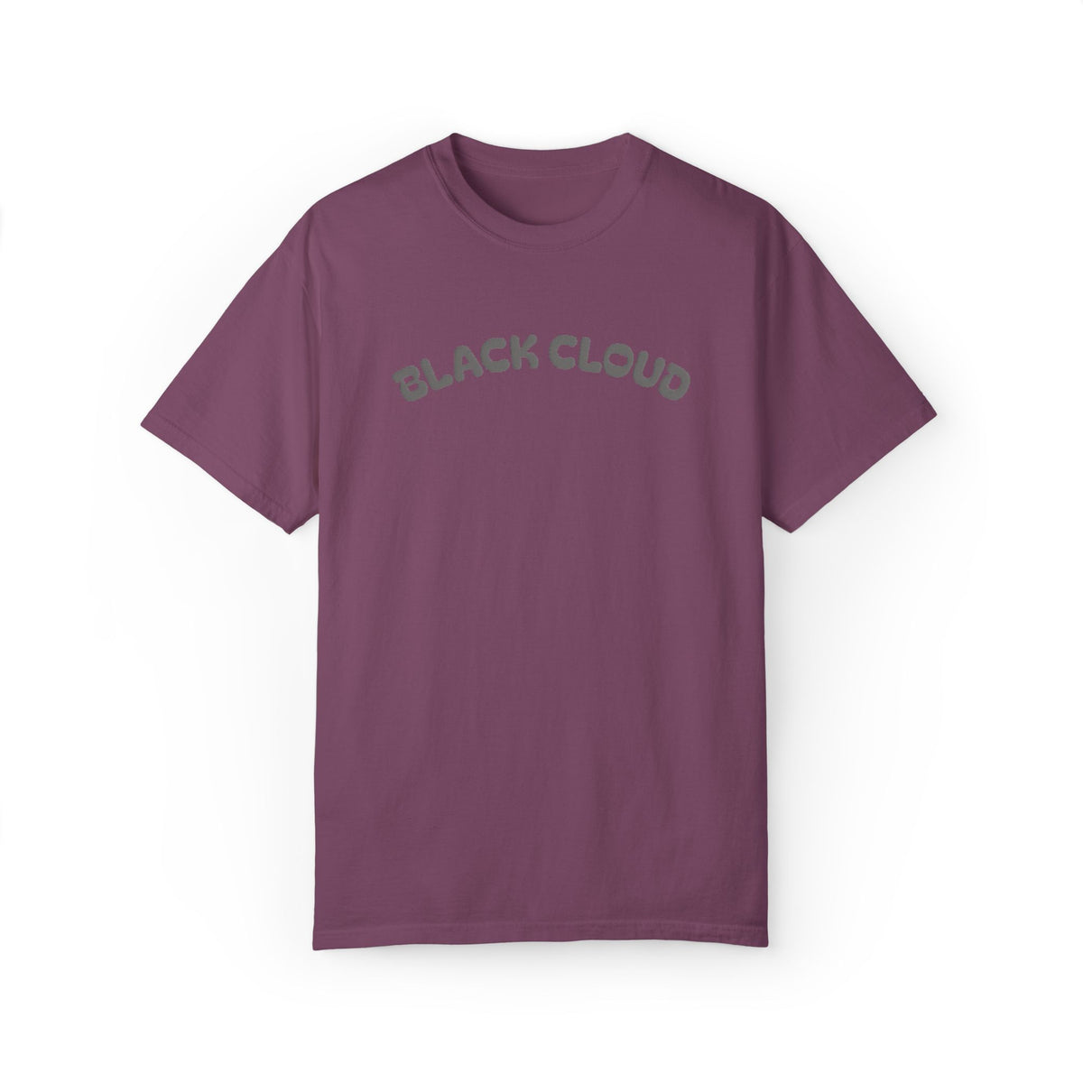 Berry Black Cloud graphic T-shirt, front view