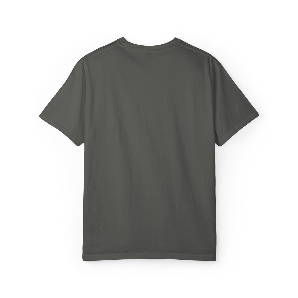 Pepper Black Cloud garment-dyed T-shirt, back view