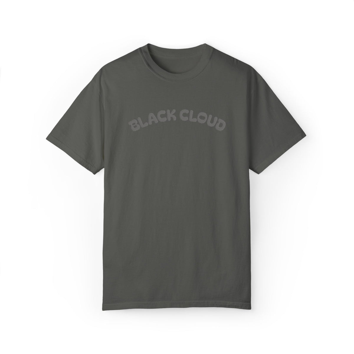 Pepper Black Cloud graphic T-shirt, front view