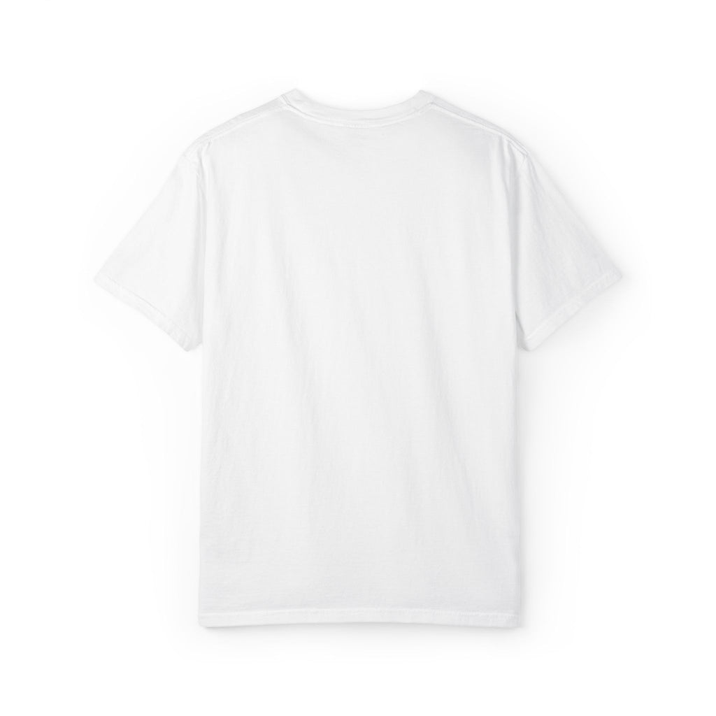 White Black Cloud garment-dyed T-shirt, back view